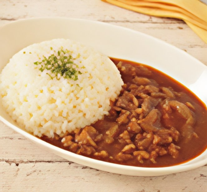 じっくり煮込んだハヤシライス