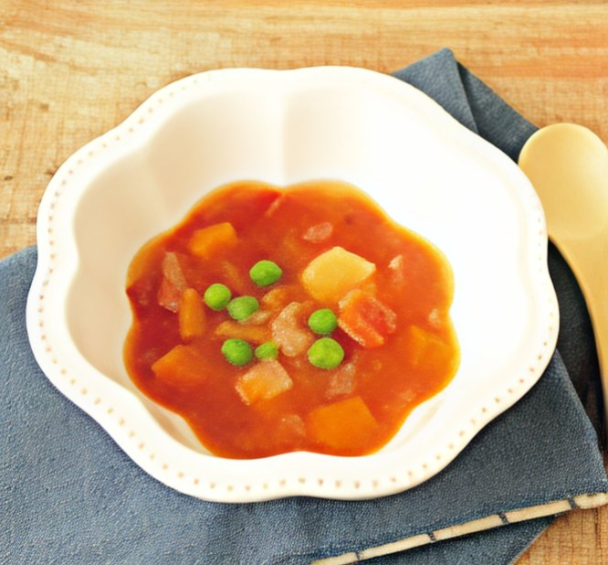 たっぷり野菜のミネストローネ